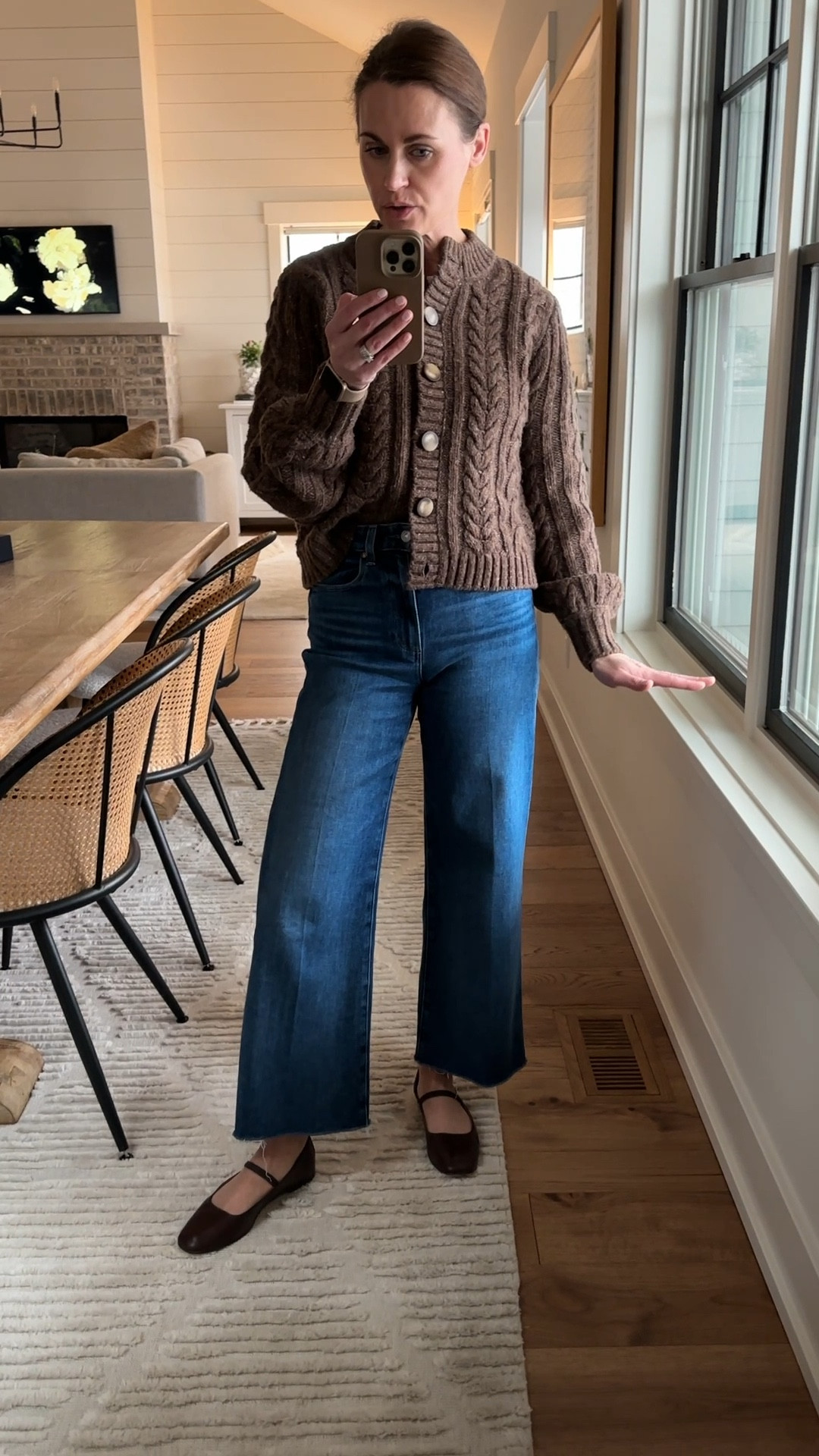 Sweater size XS
Jeans size 25
Shoes I went down a half size 

#LTKStyleTip #LTKSeasonal #LTKOver40