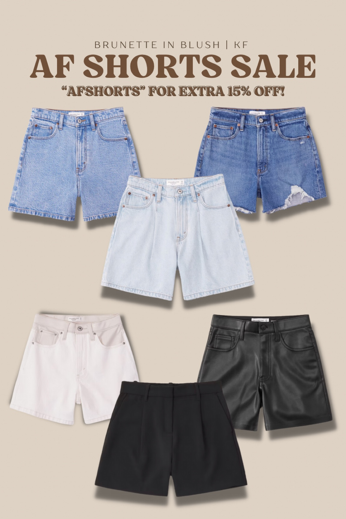 “AFSHORTS” for additional 15% off!!