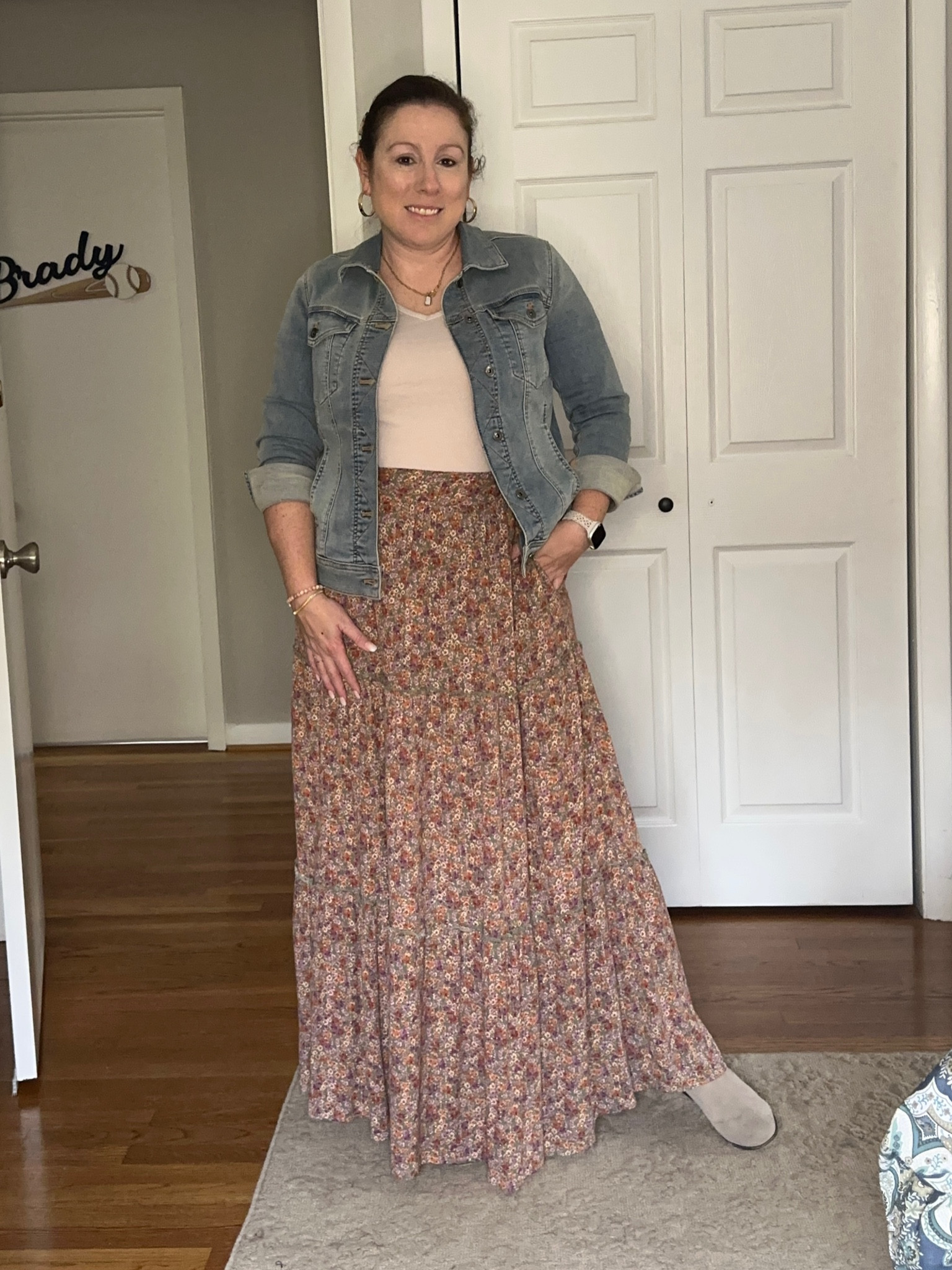 I love tiered maxi skirts! They are cute and comfortable and this one has pockets!! 

#LTKMidsize #LTKStyleTip #LTKOver40