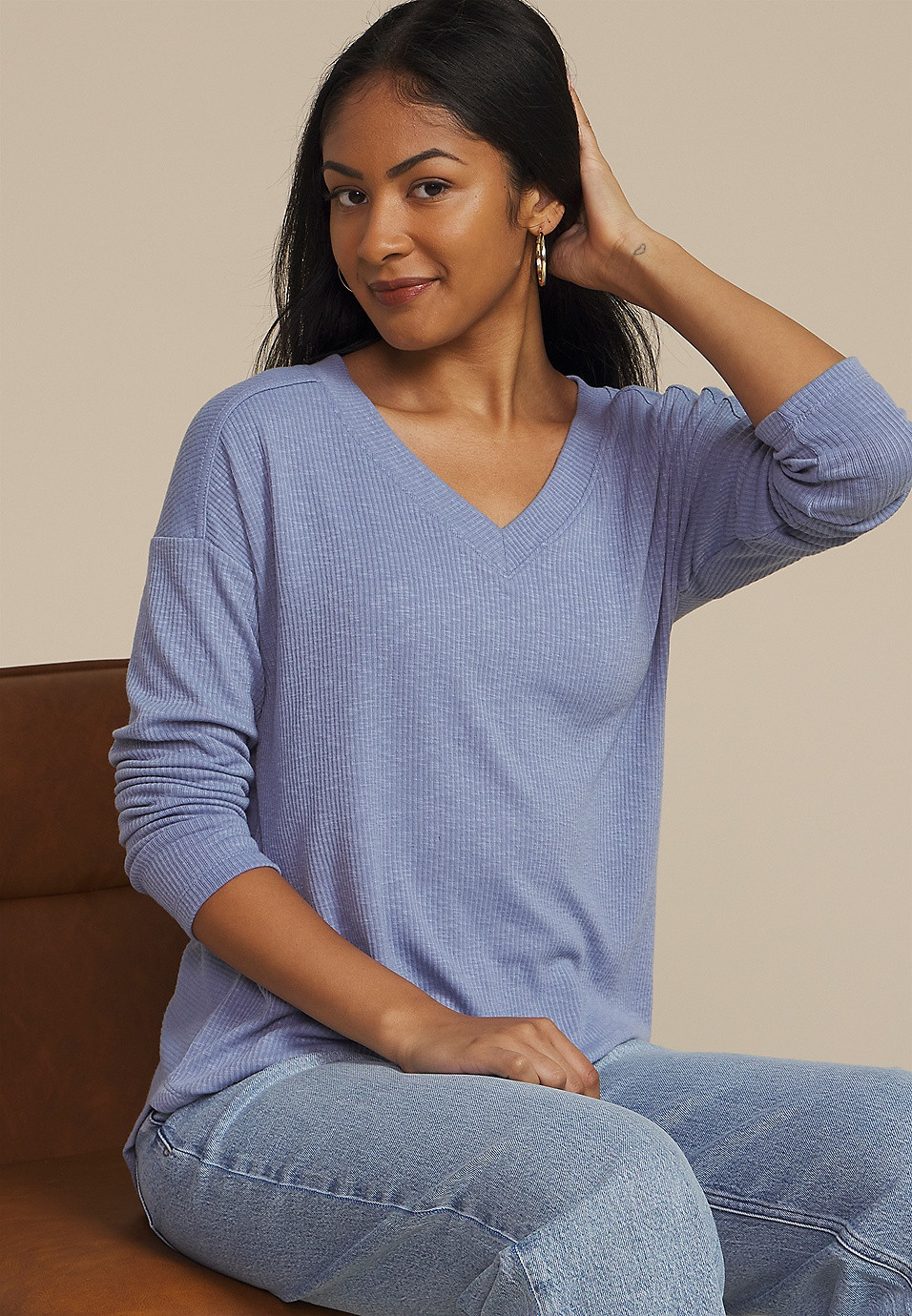 24/7 Berkley Long Sleeve Tee | Maurices