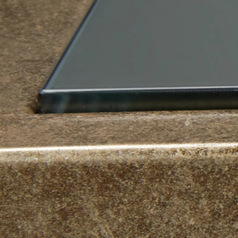 Rosdorf Park Alsafi Glass Top End Table & Reviews | Wayfair | Wayfair North America