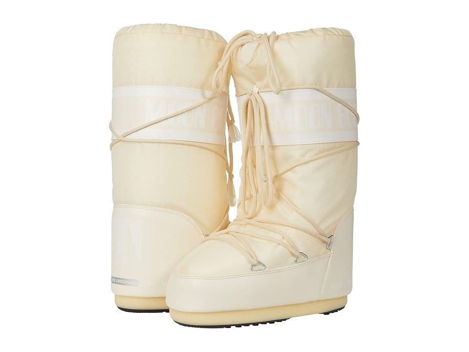 MOON BOOT Moon Boot(r) Nylon Cold Weather Boots Cream : EU 45-47 (US Men's 11.5-13 - Women's 12.5-14) Medium | Zappos
