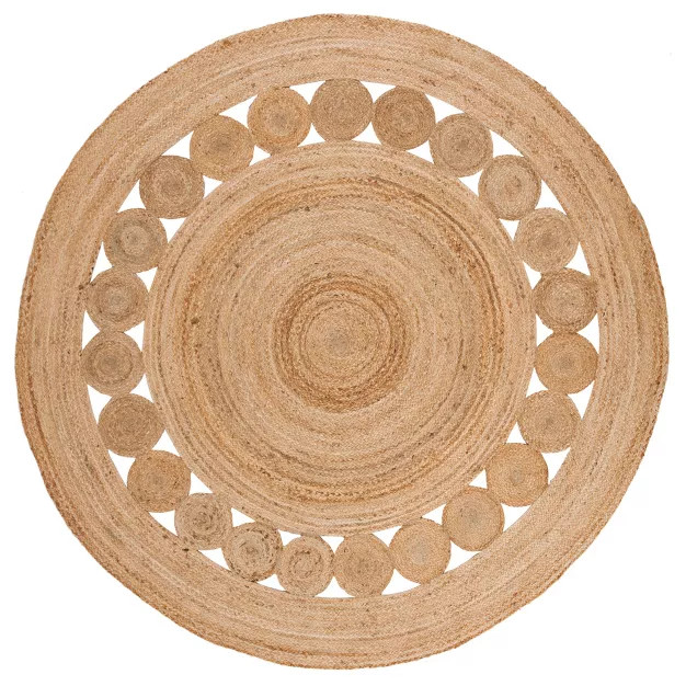 Noemi Solid Woven Round Rug - Safavieh | Target