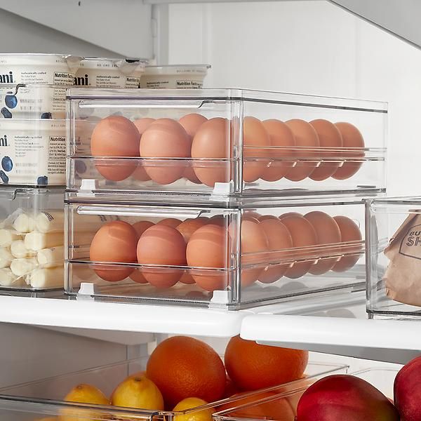 Everything Organizer Egg Holder with Drawer | The Container Store