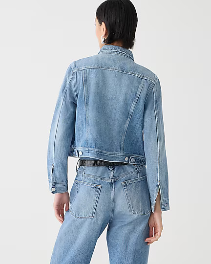 New classic denim jacket in Bianca wash | J. Crew US