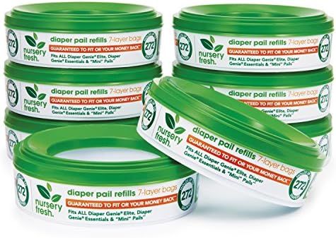 Amazon.com: Nursery Fresh Refill for Diaper Genie and Munchkin Diaper Pails, 2,176 Count, 8 Pack ... | Amazon (US)