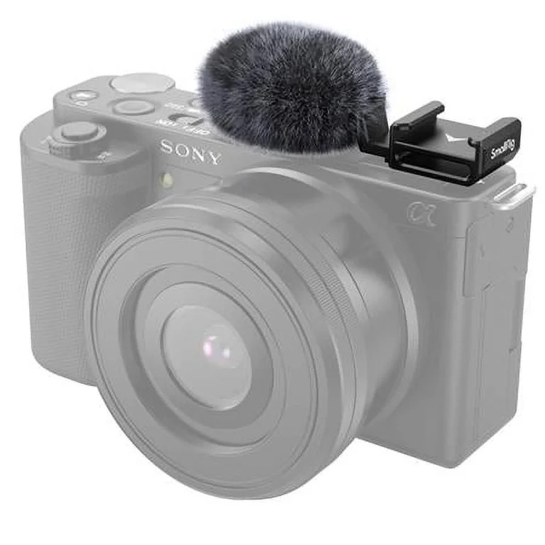 Cold Shoe Adapter with Windshield for Sony ZV Series Cameras | Walmart (US)