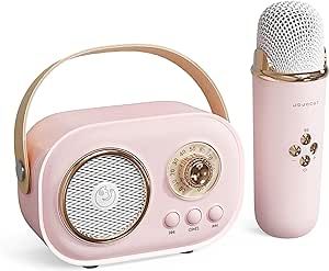 Karaoke Machine for Kids,Portable Bluetooth Speaker with Wireless Microphone,Mini Karaoke Machine... | Amazon (US)