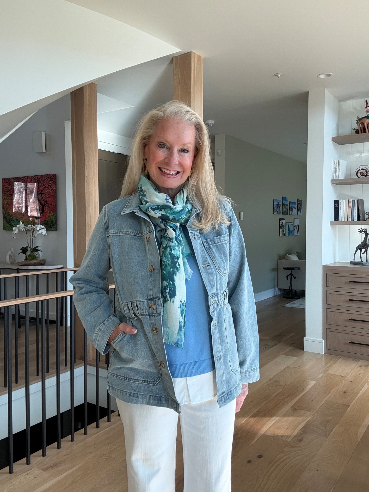 Denim on denim.
The perfect travel style 

#LTKTravel #LTKMidsize #LTKOver40