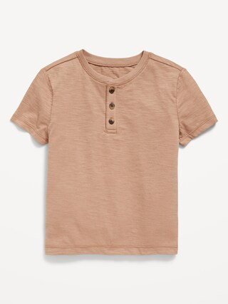 Short-Sleeve Henley T-Shirt for Toddler Boys | Old Navy | Old Navy (US)