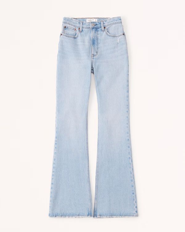 Women's High Rise Vintage Flare Jean | Women's Bottoms | Abercrombie.com | Abercrombie & Fitch (US)