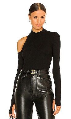 SNDYS Bianca Knit Top in Black from Revolve.com | Revolve Clothing (Global)