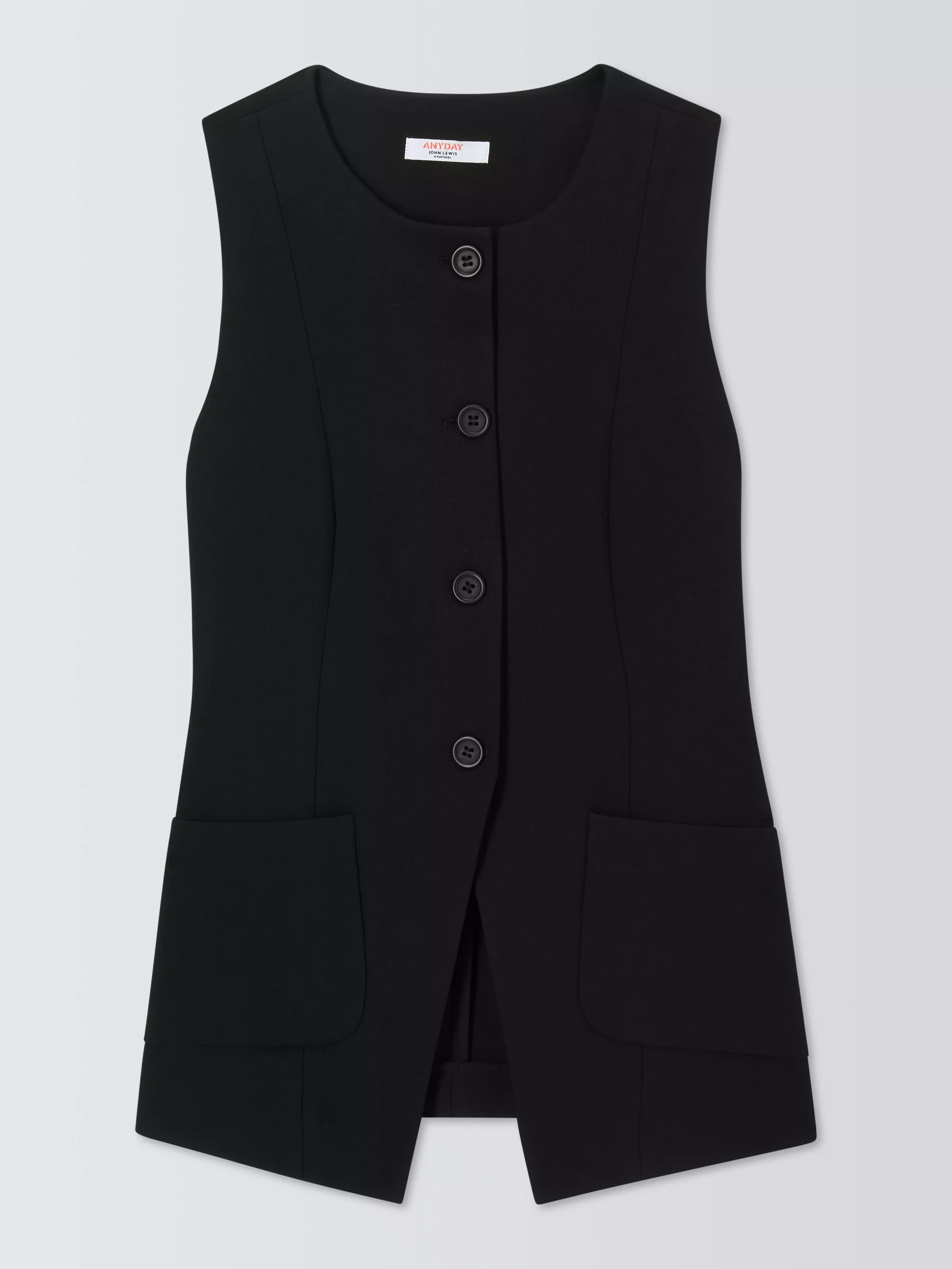 John Lewis ANYDAYTailored Longline Waistcoat | John Lewis (UK)
