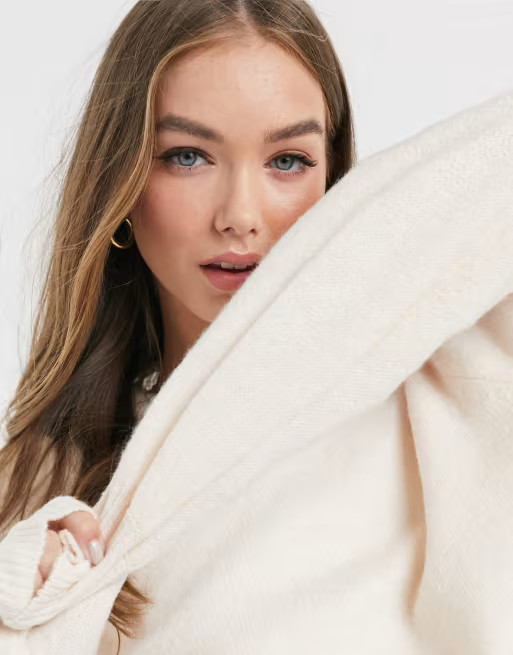 Pimkie lightweight jumper in cream | ASOS (Global)