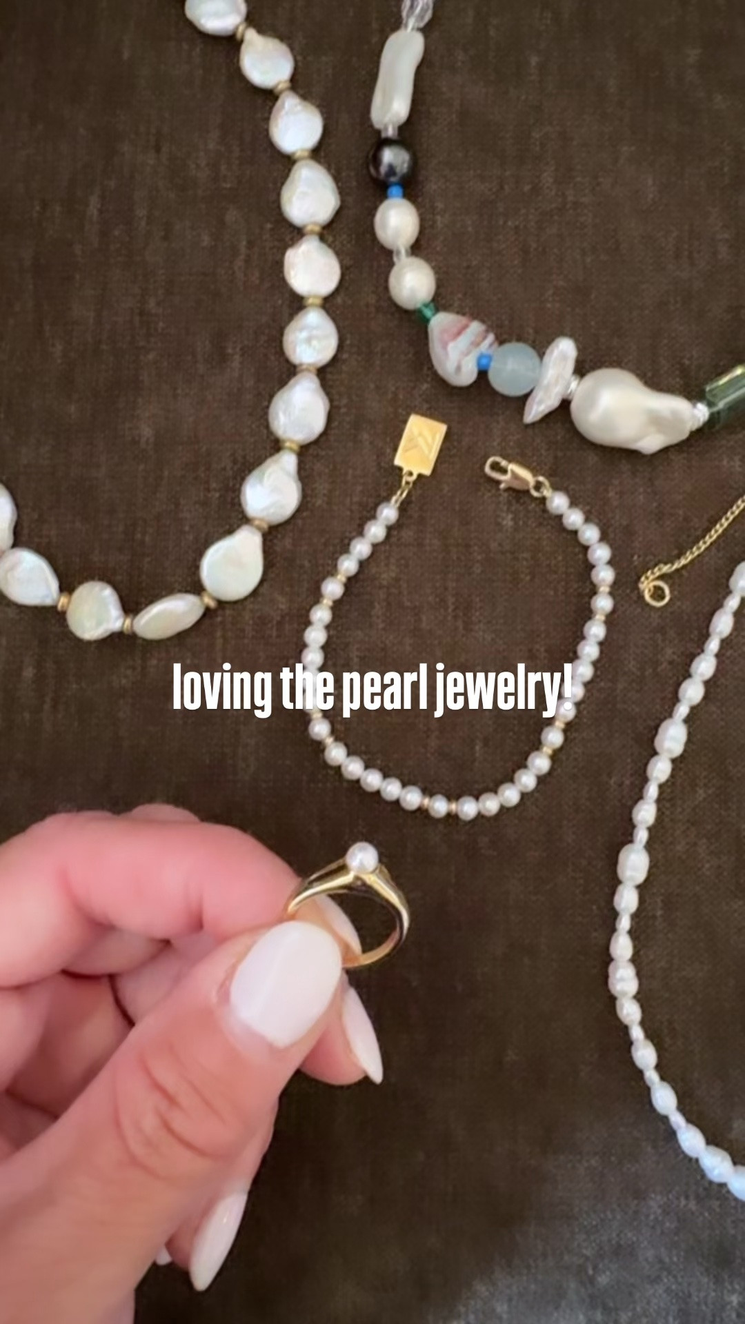 Pearl jewelry. Summer statement jewelry. Beaded necklace. 
Sequin code: TWOPEAS20
Miranda Frye code: TWOPEASINABLOG

#LTKSeasonal #LTKOver40