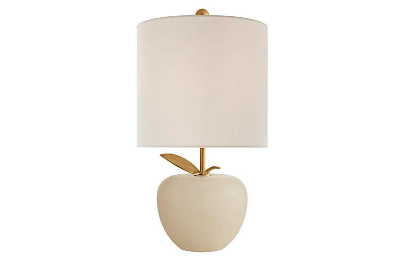 Orchard Mini Table Lamp, Alabaster | One Kings Lane