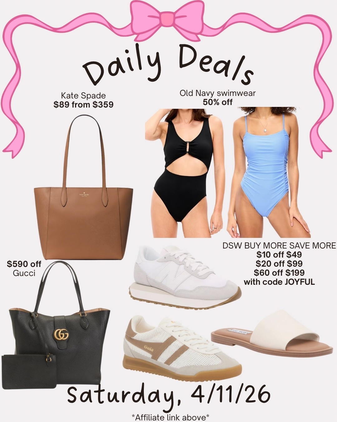 Daily deals 

#LTKSaleAlert #LTKSwim #LTKSeasonal