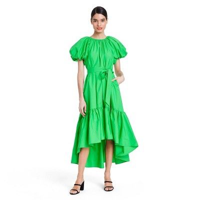 Puff Sleeve High-Low Dress - Christopher John Rogers for Target Green | Target