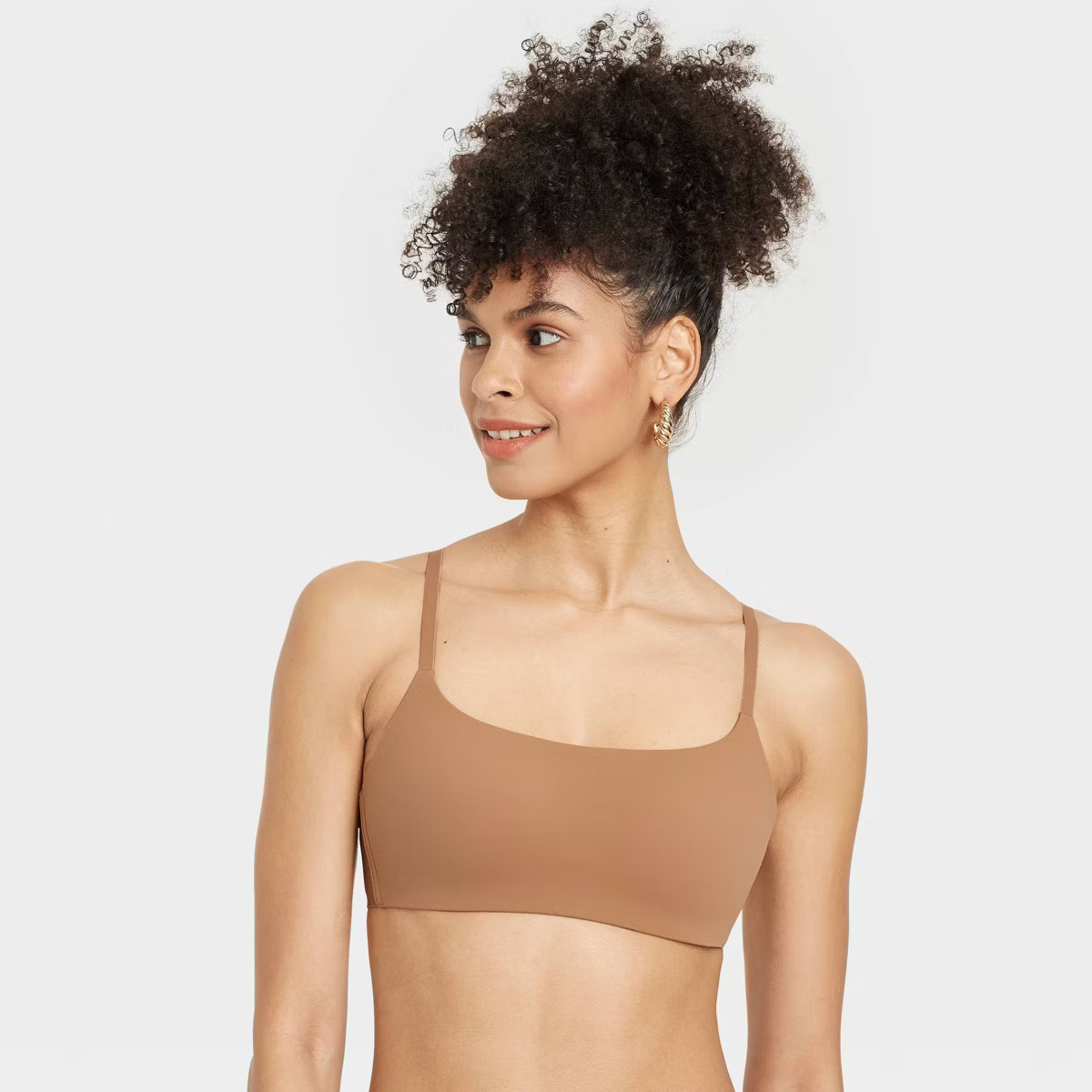 Women's Luxury Collection Bonded Microfiber Padded Scoop Bralette - Auden™ | Target