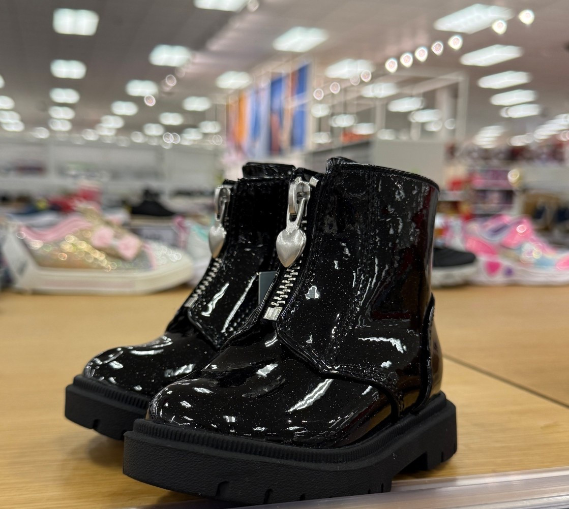 These toddler boots caught my eye from across the aisle and I had to grab them for the girls! The heart pull on the zipper is a good size for them to grasp to zip and just the cutest touch 😻

#LTKKids #LTKFindsUnder50 #LTKStyleTip