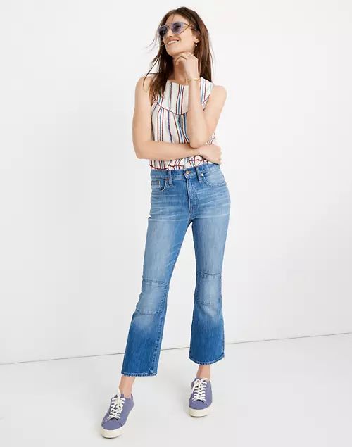 Cali Demi-Boot Jeans in Farrah Wash: Knee Patch Edition | Madewell