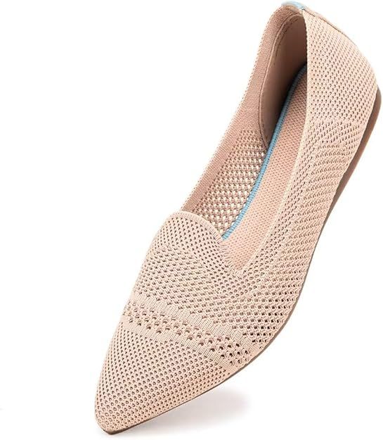 Frank Mully Women's Casual Loafer Flats Slip On Loafer Shoes Comfortable Knit Flat Shoes Classics... | Amazon (US)