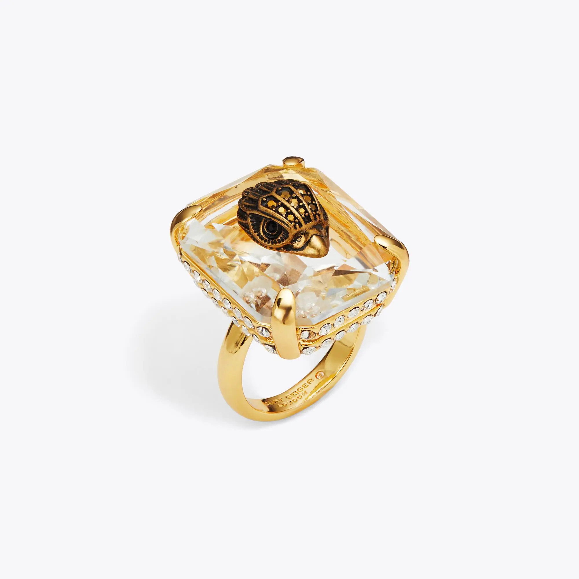 eafle crystal ring | Kurt Geiger US