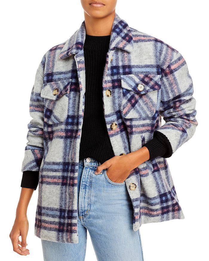 Button Down Plaid Coat - 100% Exclusive | Bloomingdale's (US)