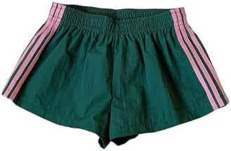 MakeMeChic Women's Striped Summer Shorts Workout Running Shorts Sweat Track Shorts Gym Athletic W... | Amazon (US)