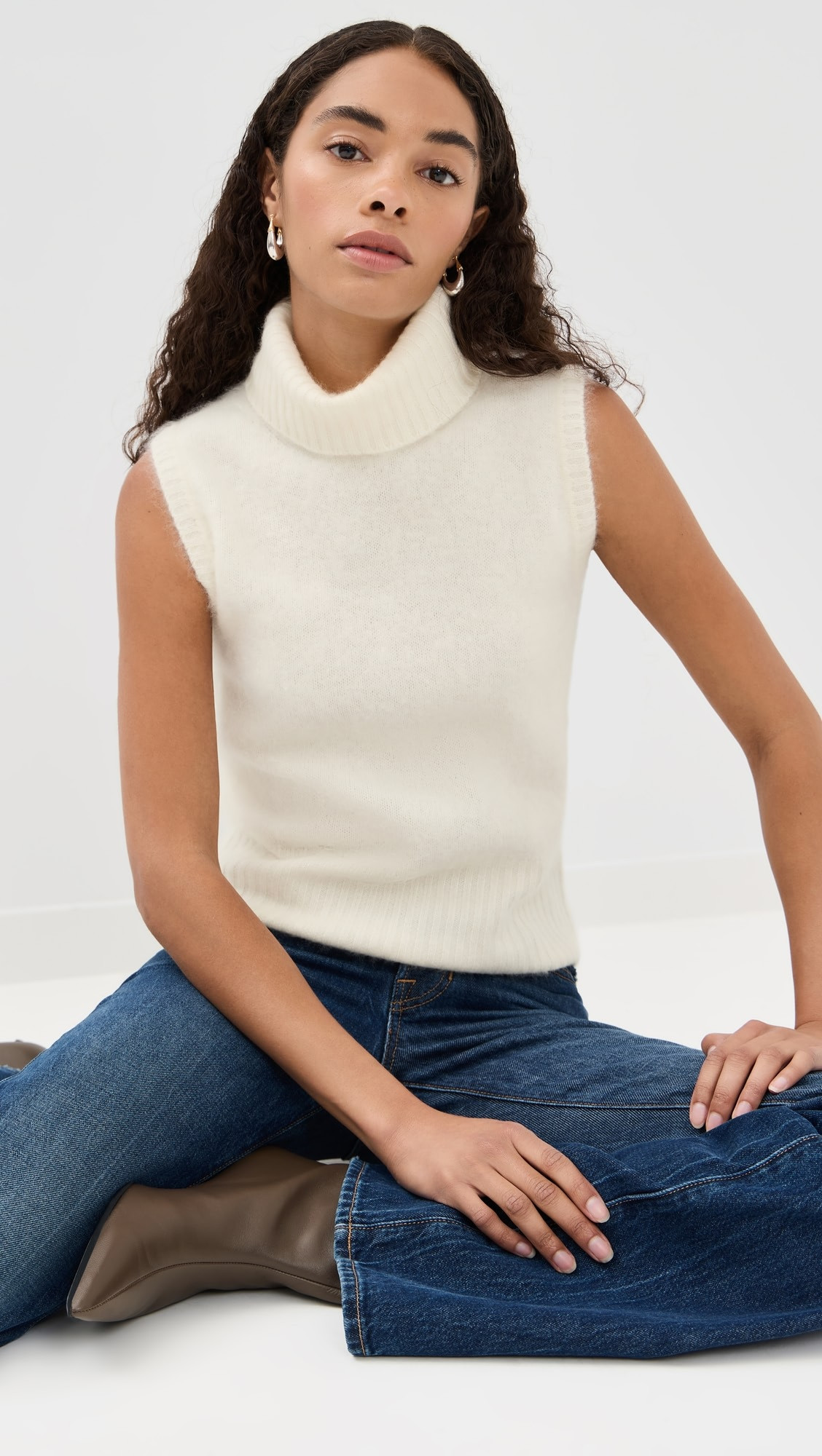 Mazzy Brushed Cashmere Vest | Shopbop