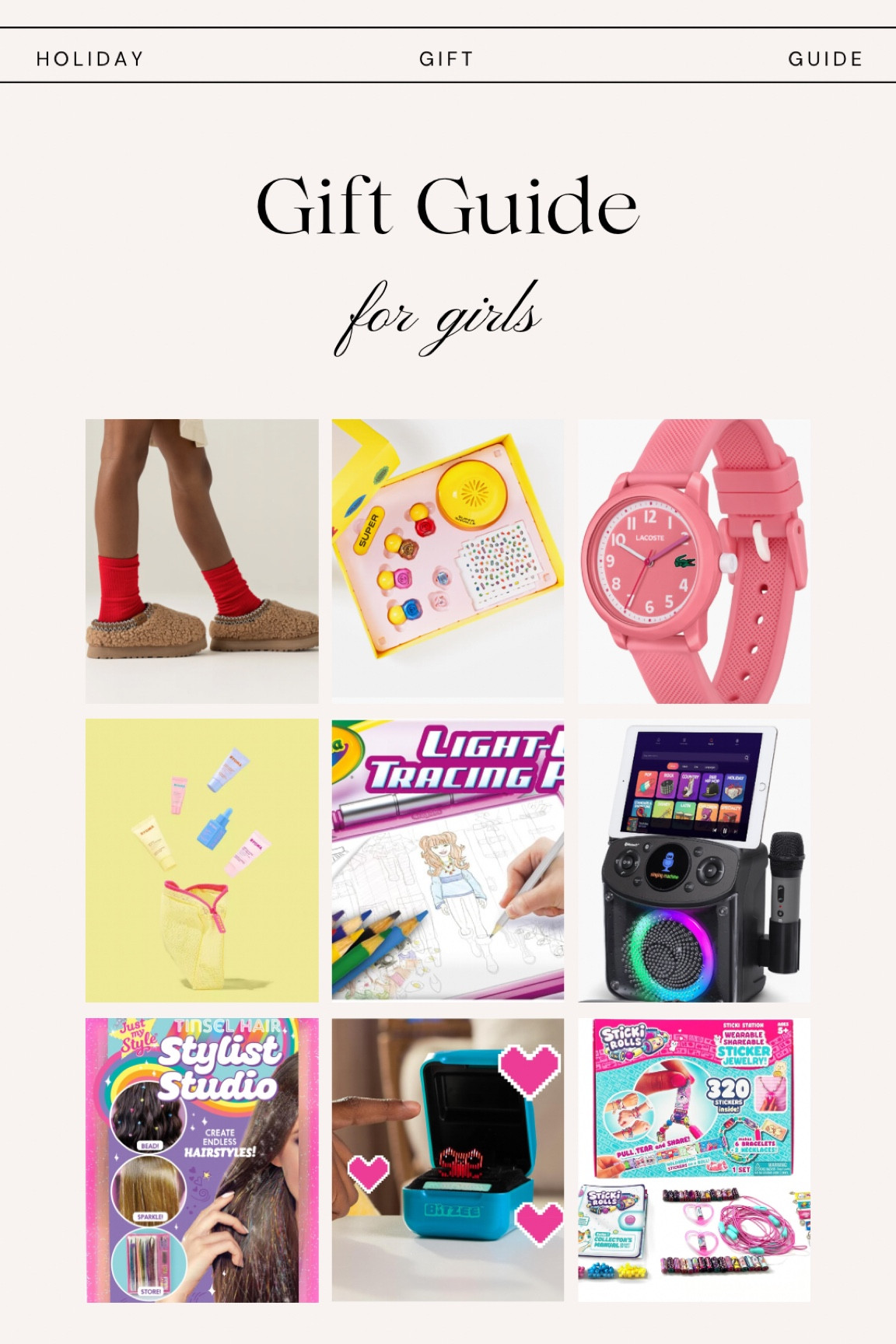 The best gifts for girls she’ll actually think are cool! 

#LTKCyberWeek #LTKGiftGuide #LTKKids
