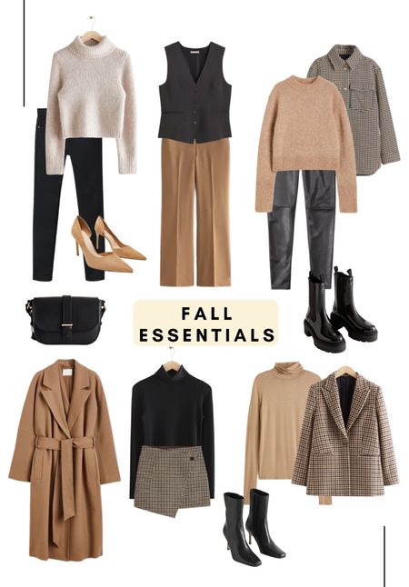 A few of my fall favorites and essentials mixed in one collage. Some of the items are an option of course, but most of them are definitely a staple piece you can wear year after year. Read the size reviews/size guide to pick the right size.

Leave a 🤎 if you want to see more fall style guides

#styleguide #fallessentials #fall #autumn #workoutfit #worklook #workwear #casual #casualoutfit #jeans #fauxleather #legging #knitwear #jumper #sweater #camelcoat 

#LTKstyletip #LTKeurope #LTKSeasonal