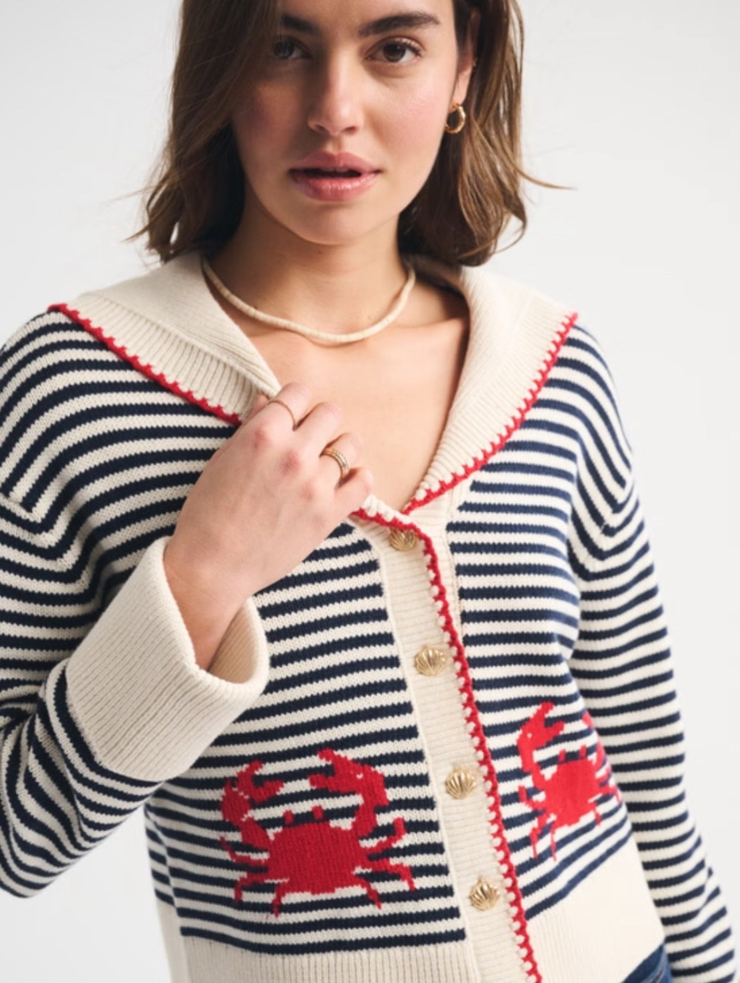Nautical Crab Collared Cardigan

#LTKFindsUnder100