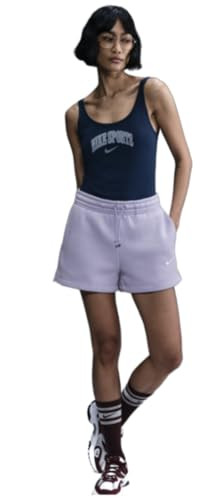 Nike Sportswear Phoenix Fleece Women's High-Waisted Shorts Standard Fit X-Small | Amazon (US)
