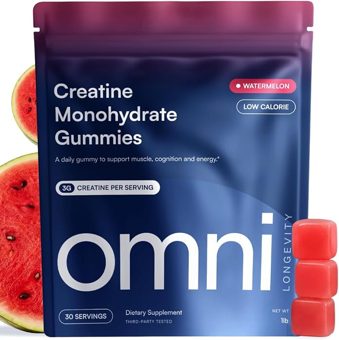 Creatine Monohydrate Gummies for Women & Men - Supports Muscle Growth, Recovery & Brain Function ... | Amazon (US)