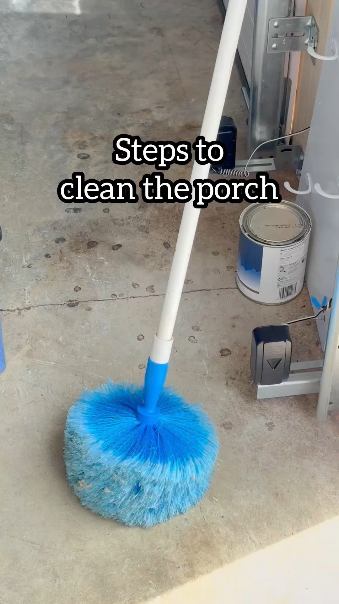 Steps to clean the porch.  The cobweb duster is key to start with before getting going on the cleaning with dish soap & water.  Then at the end after rinsing - the squeegee really helps get it ready to put everything back on the porch!  The chairs are from wayfair and the shrinking hose pipe can be found at any home improvement store!  

#LTKHome