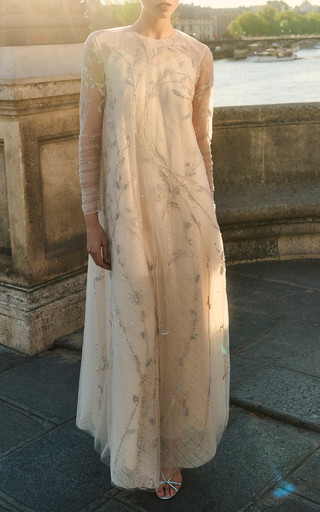 Ruched Cotton Blend Caftan | Moda Operandi (Global)