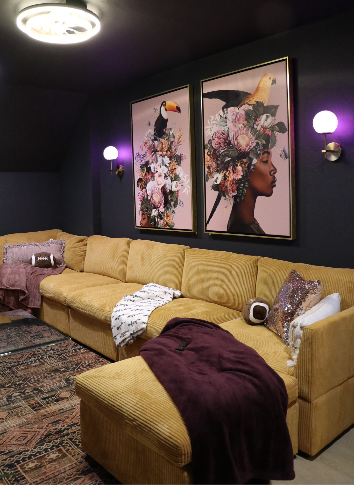 Movie Room in full affect! 

#LTKhome #LTKfindsunder50 #LTKfamily