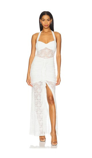 Runaway The Label Annika Maxi Dress in White. - size M | Revolve Clothing (Global)