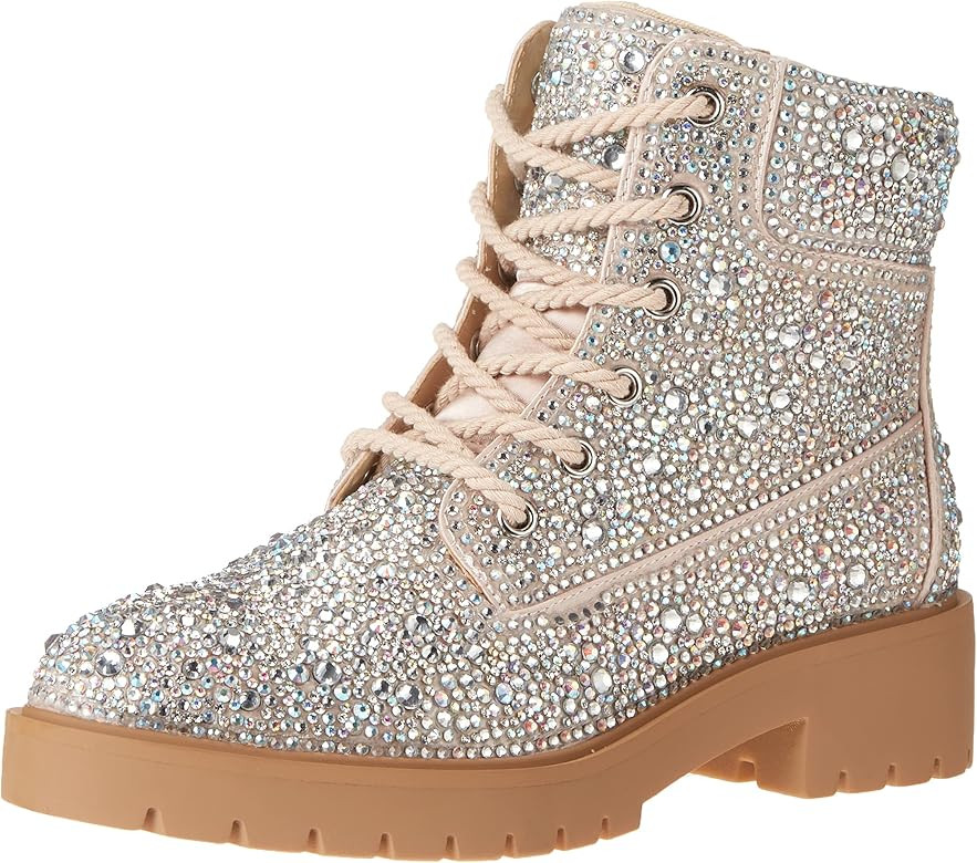 Amazon.com | Blue by Betsey Johnson Women's SB-HUDSN Fashion Boot, Rhinestone, 7.5 | Shoes | Amazon (US)