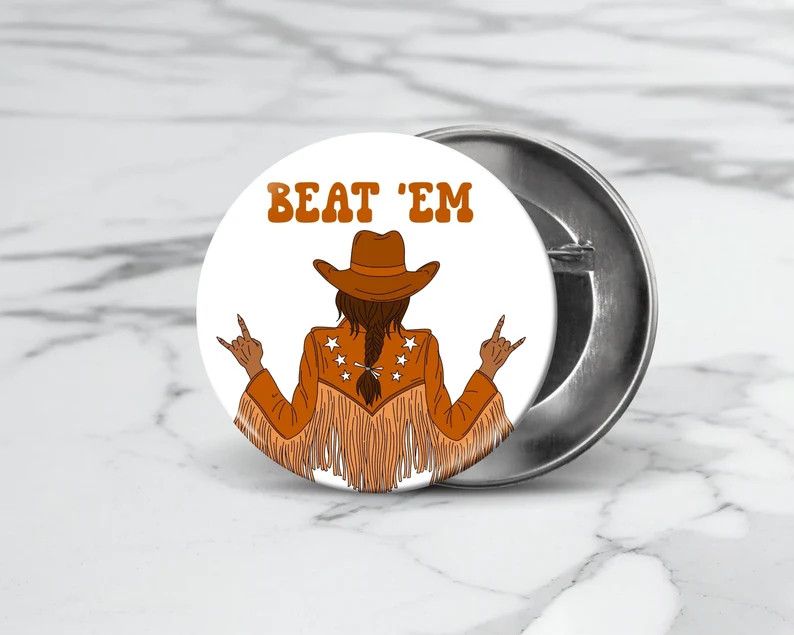 Personalize Burnt Orange Disco Rodeo Game Day Girl - Etsy | Etsy (US)