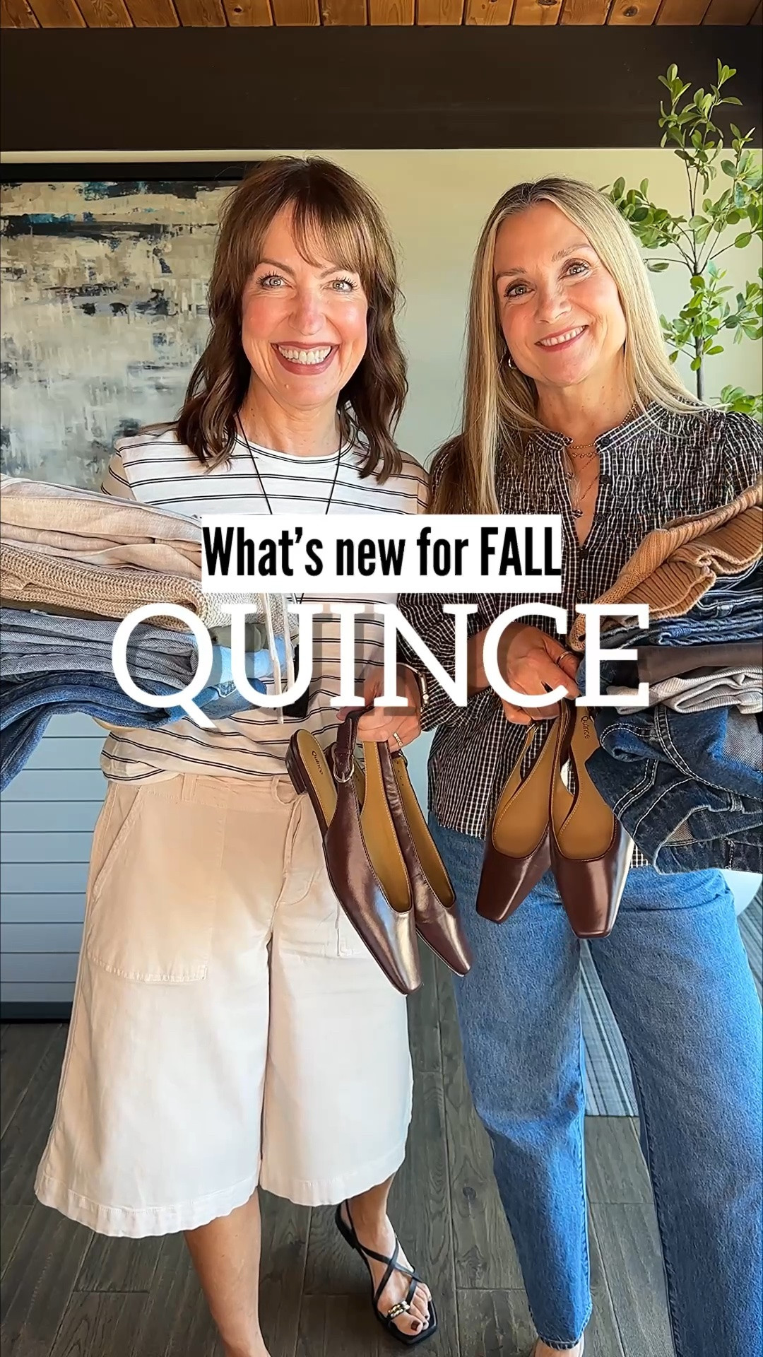 We all love @Quince for their amazing affordable cashmere, chic linen pieces and stylish denim, but we’re just waking up to their cool shoe selection! These Italian leather sling backs are the perfect fall transition shoe!🍂

We love dressing for late summer/early fall in darker neutrals, light layers, and it’s the perfect time to wear a short sleeve sweater! We’ve heard such great things about the Quince barrel jeans, and we can see why! Such a great fit and the barrel shape is subtle. Which look is your favorite?
#quincepartner #liketkit

#LTKOver40 #LTKootd #LTKWorkwear