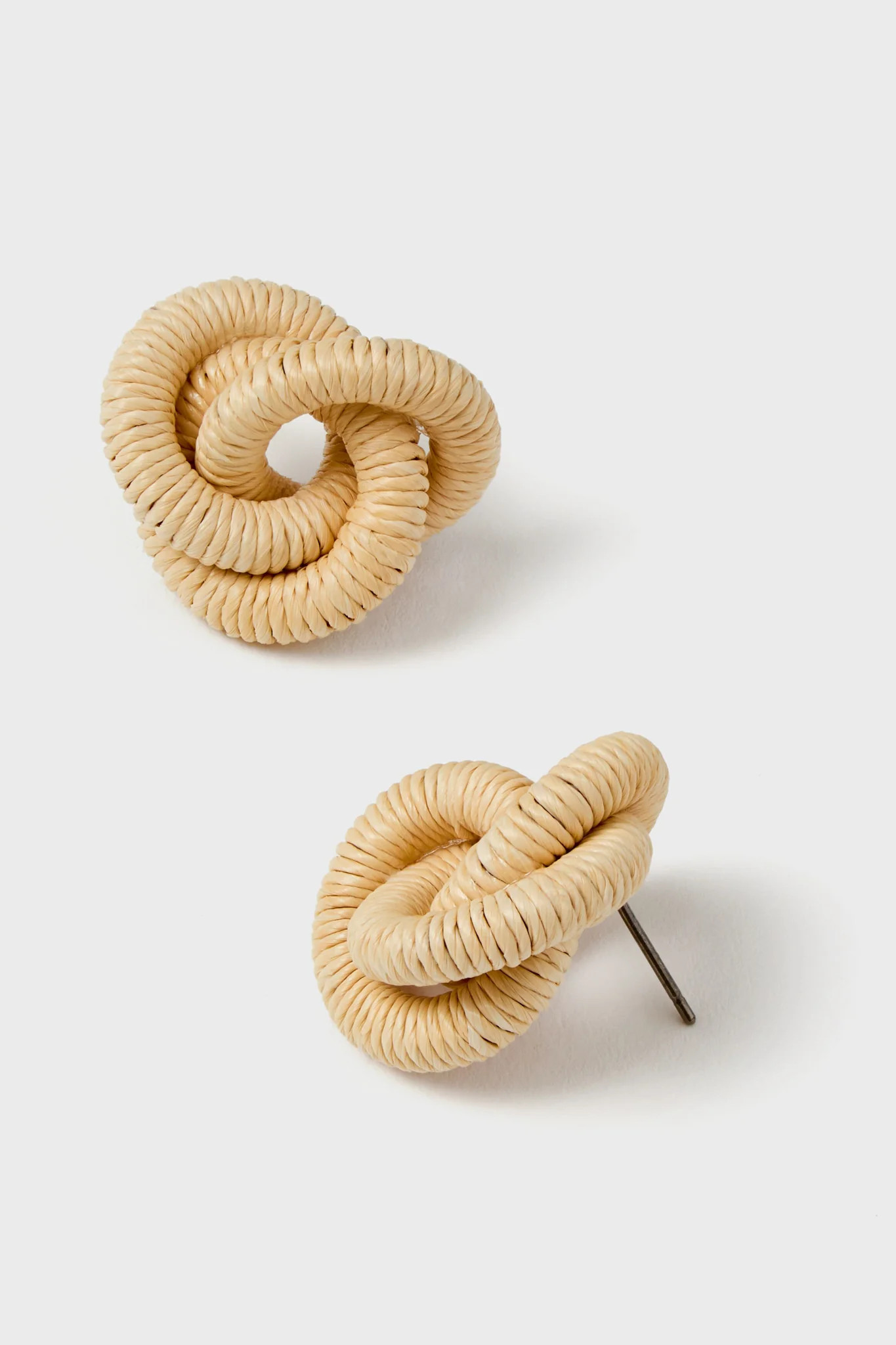 Raffia Trinity Studs | Tuckernuck (US)