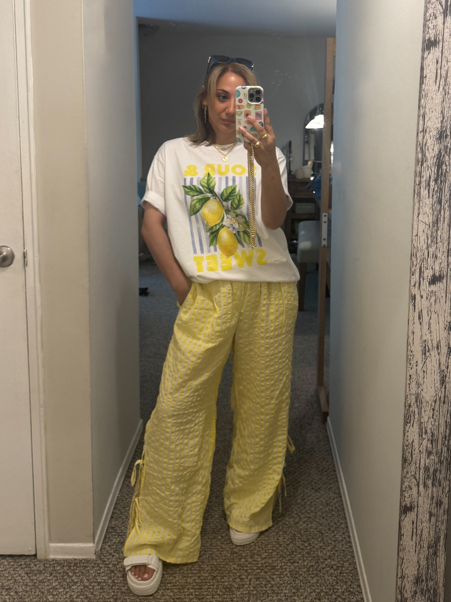 Oversized graphic tee from Abercrombie in size large 
Pants from Aerie size large 

#LTKSeasonal #LTKSummerEdit #LTKStyleTip