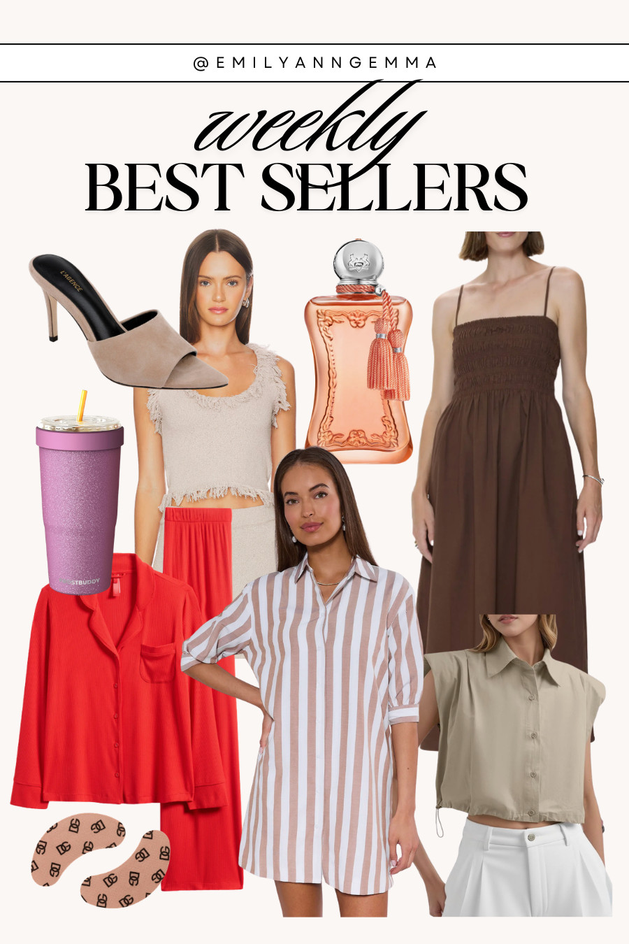 Weekly best sellers! From Skims pajama set and Dolce & Gabanna eye patches to a spring dress and suede heels. 

 

#LTKSeasonal #LTKBeauty