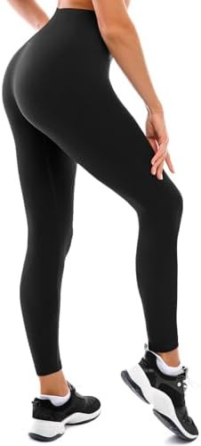 High Waisted Leggings for Women, Buttery Soft Workout Yoga Leggings | Amazon (US)