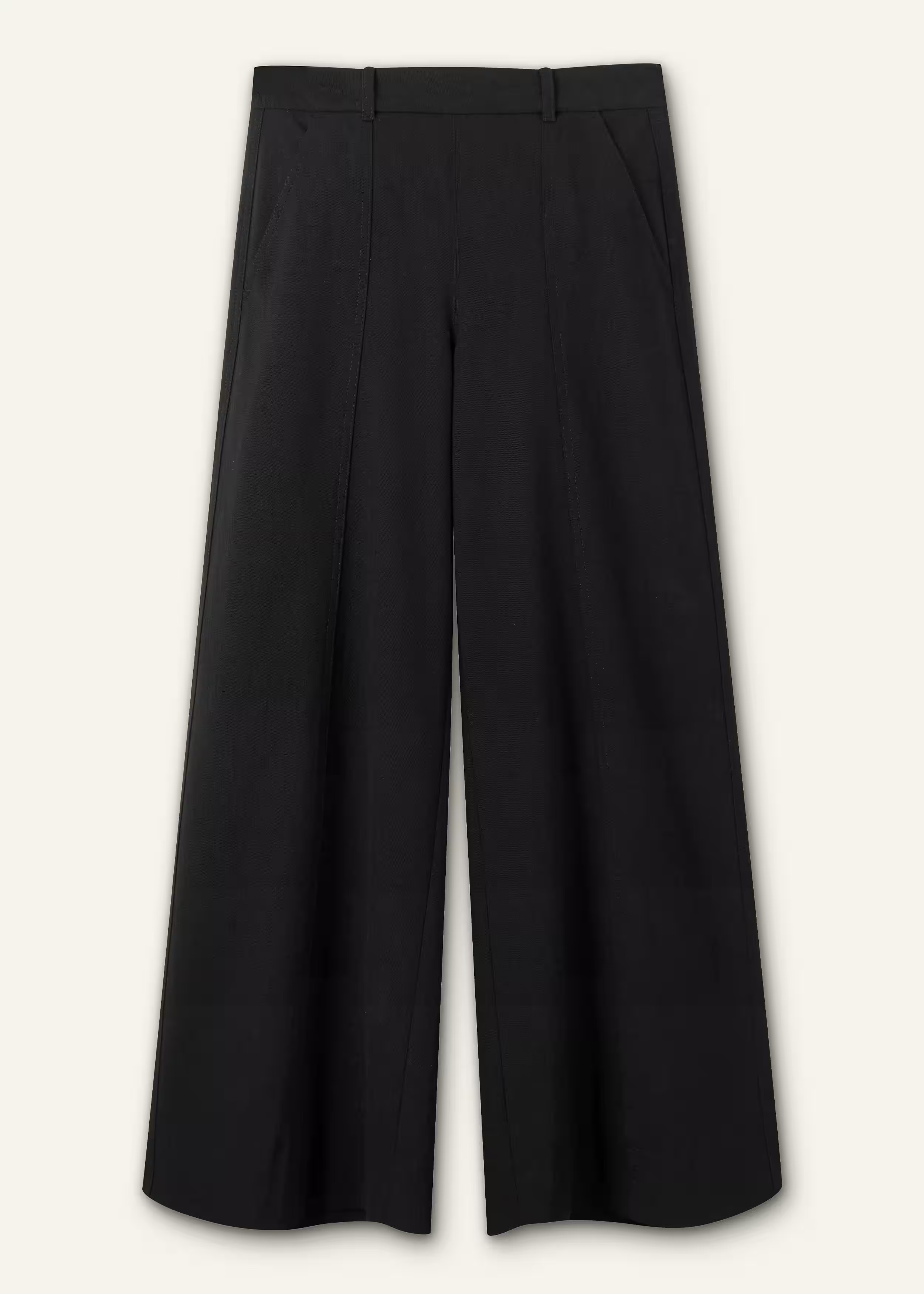 Tailored Wide-Leg Pant Viscose- Blend | ME+EM US