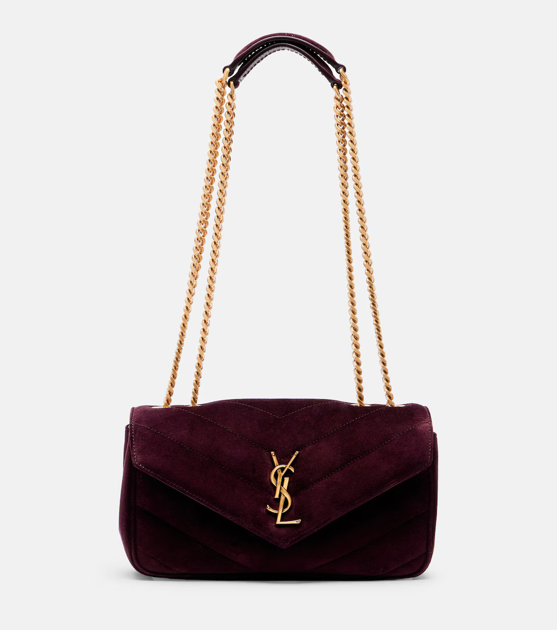 Loulou Small suede shoulder bag | Mytheresa (UK)