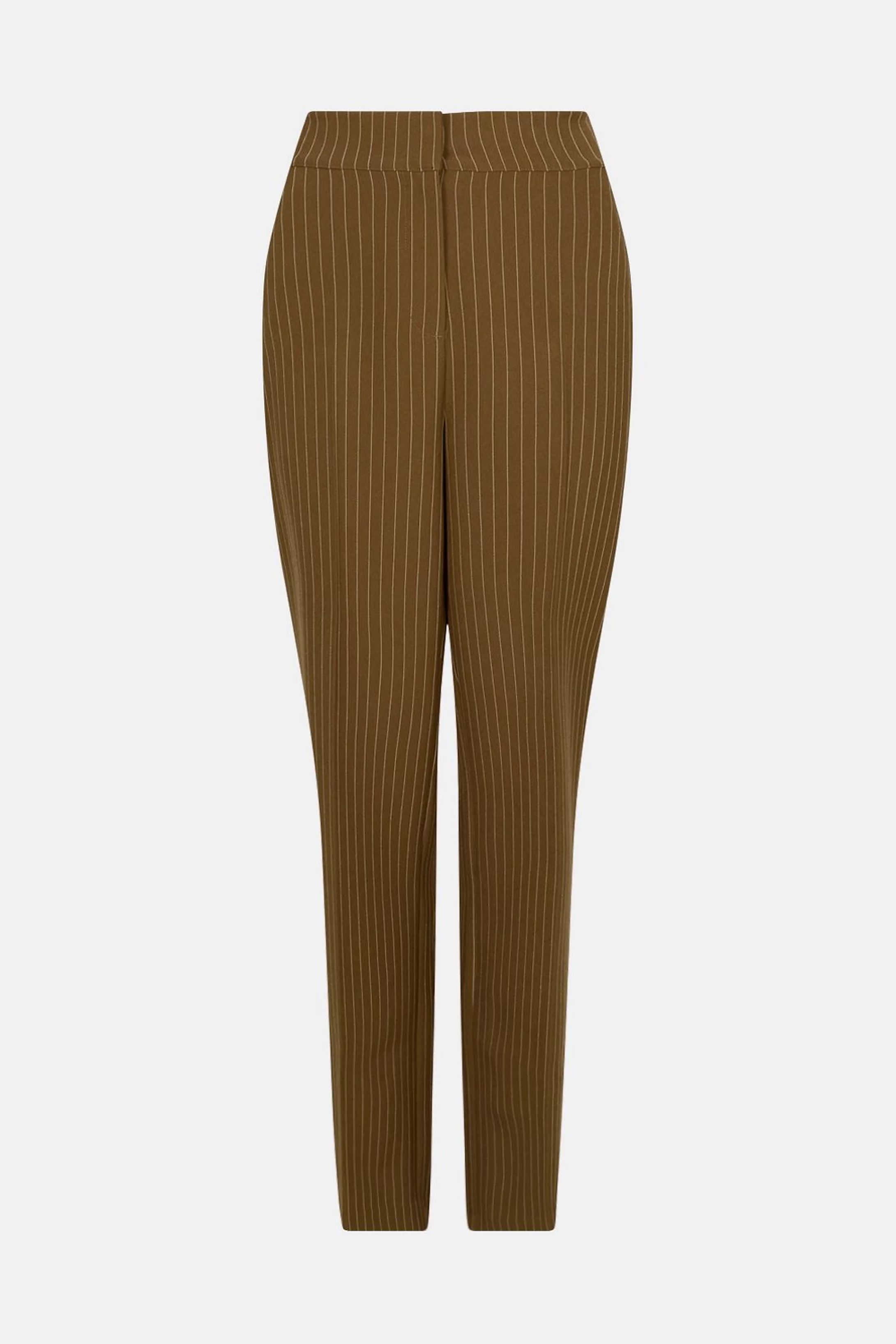 Pinstripe Wide Leg Trouser | Warehouse UK & IE