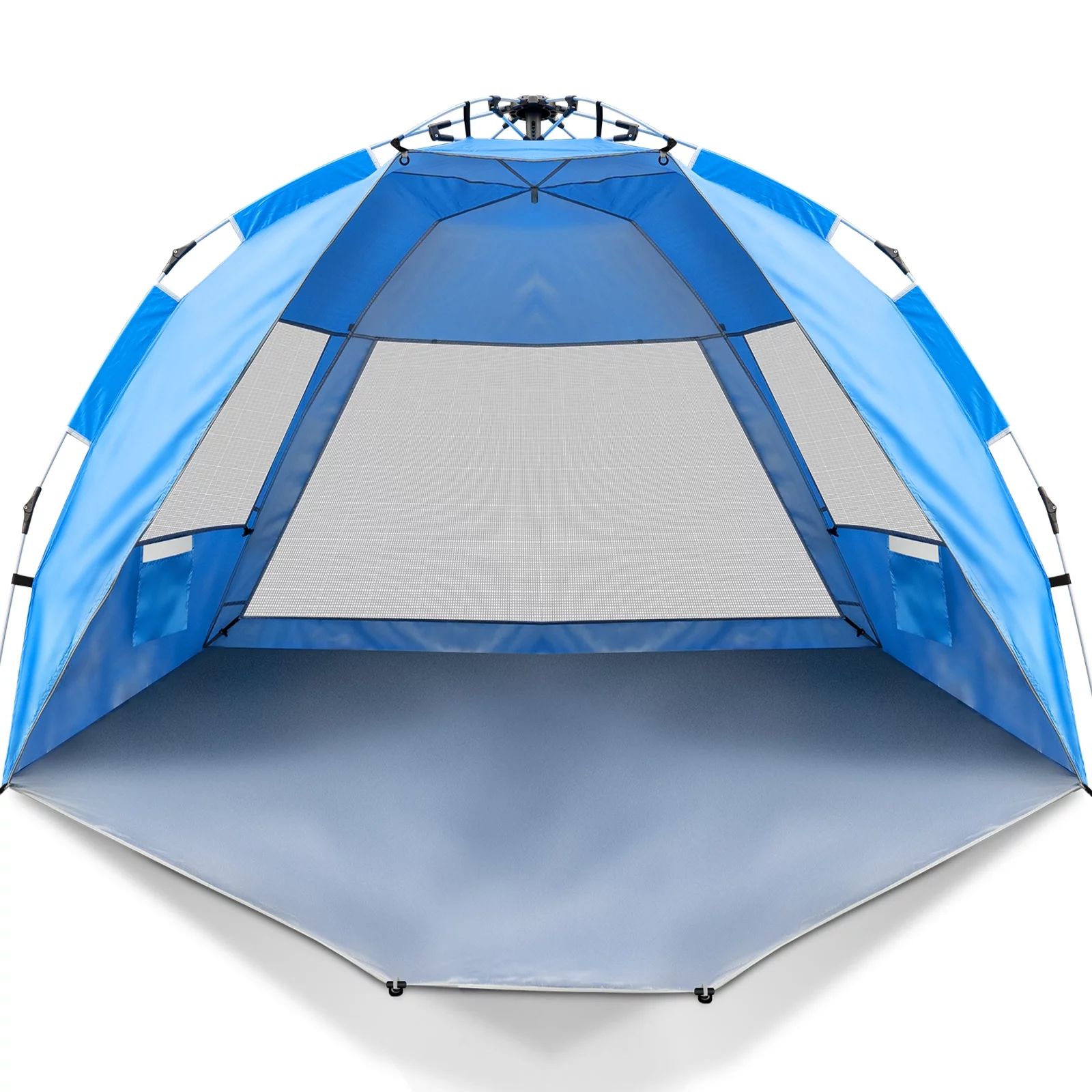SUNOYAR Beach Tent, 4-6 Person Pop-up Beach Tent Sun Shelter, UPF 50+ UV Protection Portable Wate... | Walmart (US)
